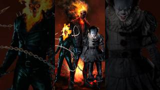 WHO IS STRONGER GHOST RIDER VS MARVELS & DC #shorts #dc #mcu #drmanthena #ghostrider #pennywise 🥵🥵