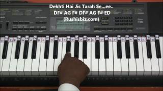 Miniatura de "Jaadu Hai Nasha Hai (Piano Tutorials) - Jism | 1200 Songs BOOK/PDF @399/- only - 7013658813"