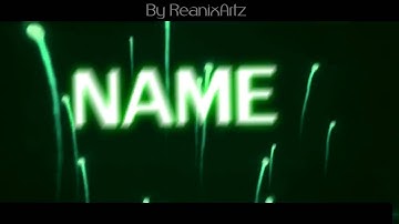 Green Explosion Sony Vegas 3D Intro template