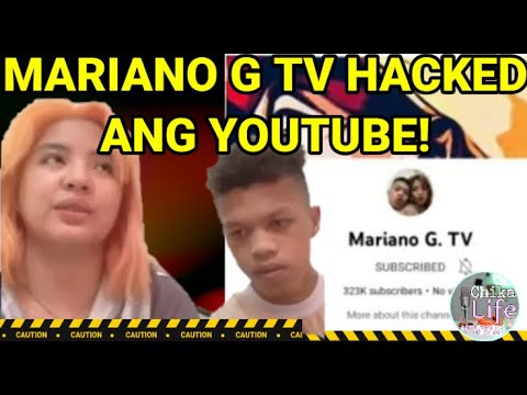 MARIANO G HACKED ANG YOUTUBE ACCOUNT!|REACTION VIDEO|TIKTOK|VIRAL VIDEO