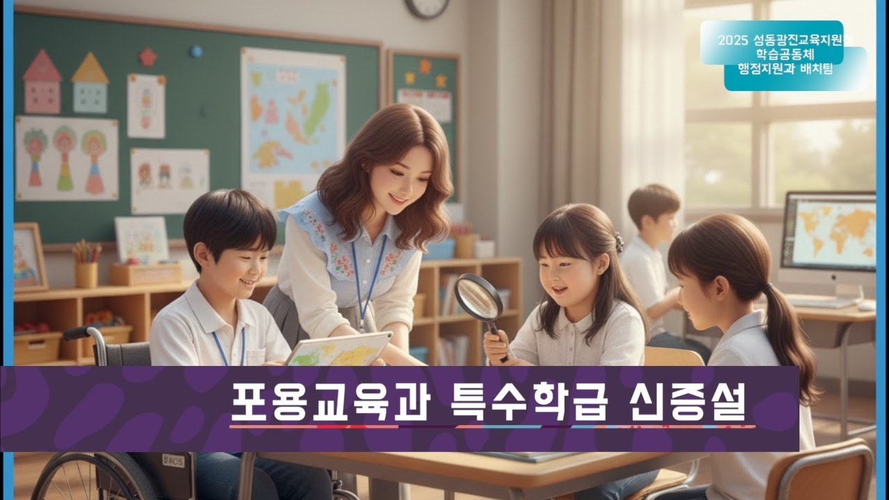 학교 구성원이 함께 고민하는 포용교육과 특수학급 신·증설(특수교육지원센터 이야기)