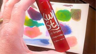 A color blending hack for Tempera Paint Sticks