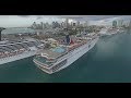 Awesome 4K Drone - Cruise Ship Parking Lot Part III (Parallel Parking)