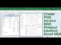 Create POS Invoice With Printout Excel VBA