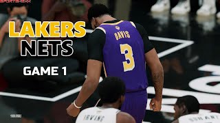 NBA 2K22 Finals | Lakers@Nets | Game 1