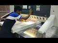 How to operate guillotine machine/ paper cutting machine