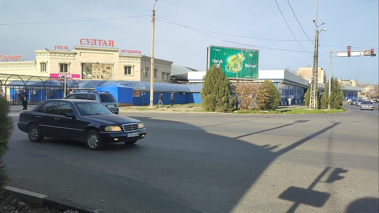 Тараз(Джамбул) Обзор 10-го микрорайона. 27.11.23