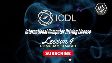 #icdl - Lesson 4 #review