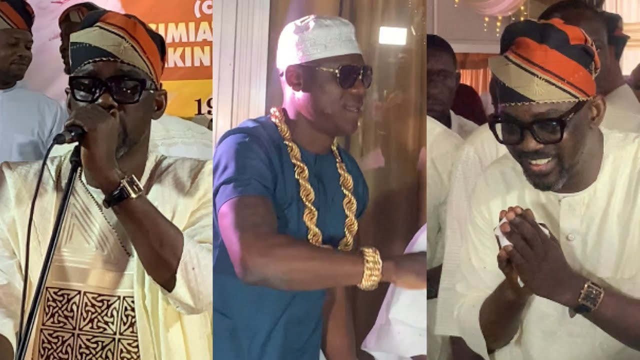 MAN OF INTEGRITY AS ALABI PASUMA-EFELE IJEBU STREAMLINE ON STAGE @LATE SEMIAT AKINLOLU FINAL BURIAL