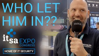 Not just anyone can jump on the bean bags at it-sa Expo 2023