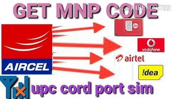aircel upc code problem solved port your sim number hindi