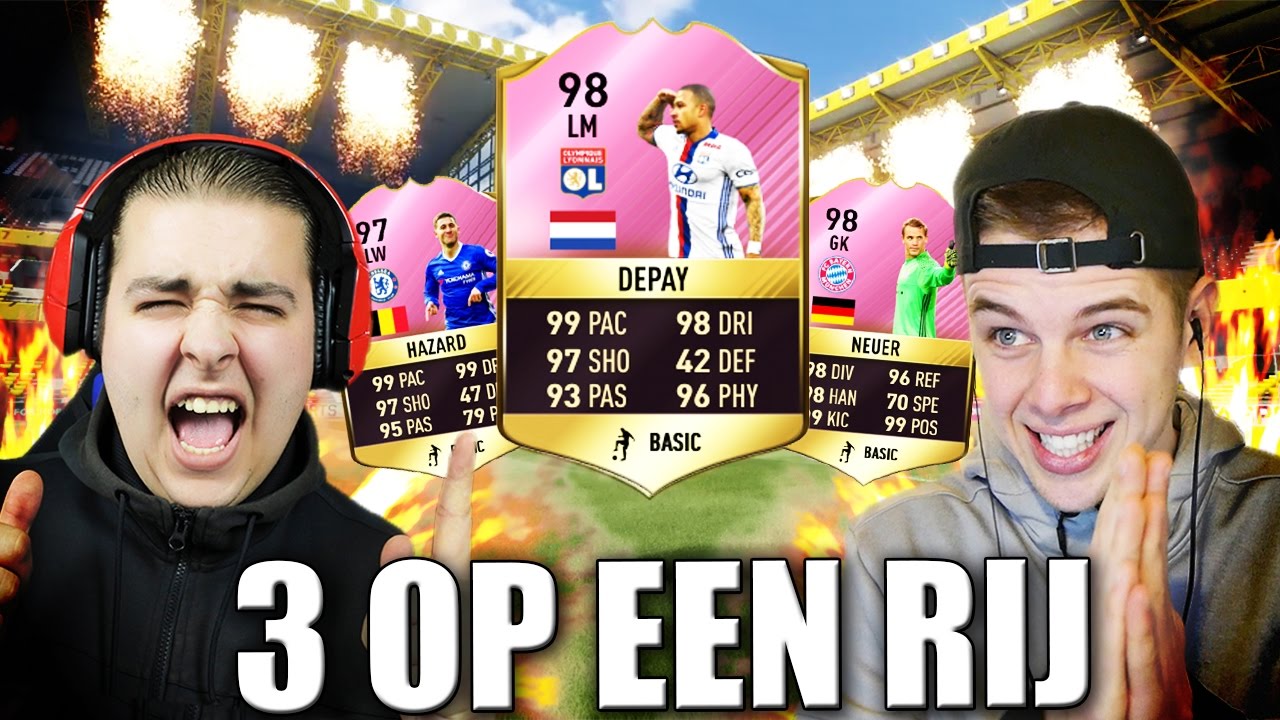 3 OP EEN RIJ VS FIFAZLATANNL #14 - FIFA 17 NEDERLANDS