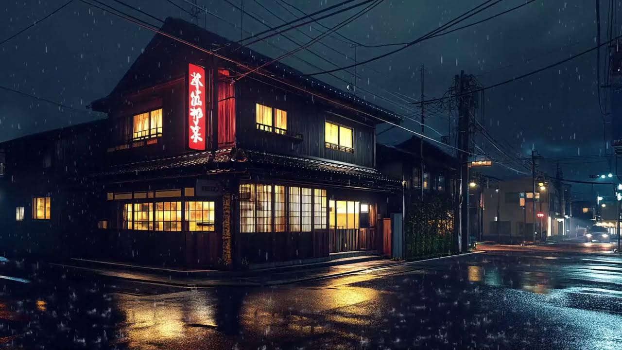 Shibuya After Dark 🌙 Rainy Lofi Beats for Focus, Coding & Productivity