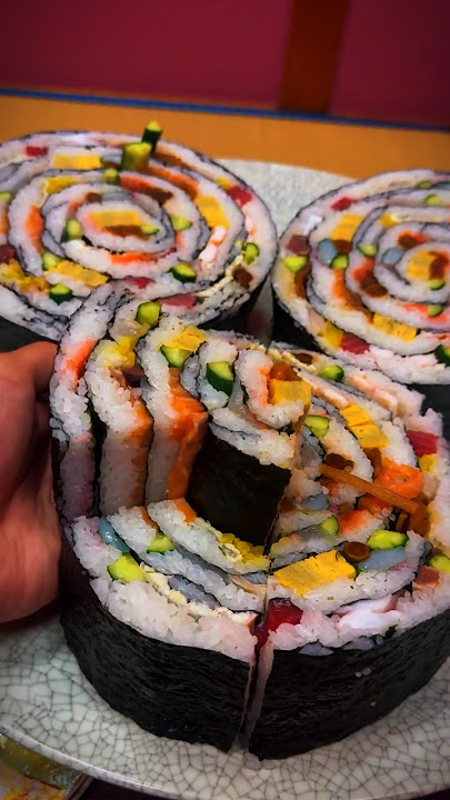 THE LARGEST SUSHI ROLL IN JAPAN #shorts