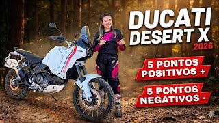 DUCATI DESERTX 2025/26 | 5 pontos POSITIVOS e 5 NEGATIVOS 