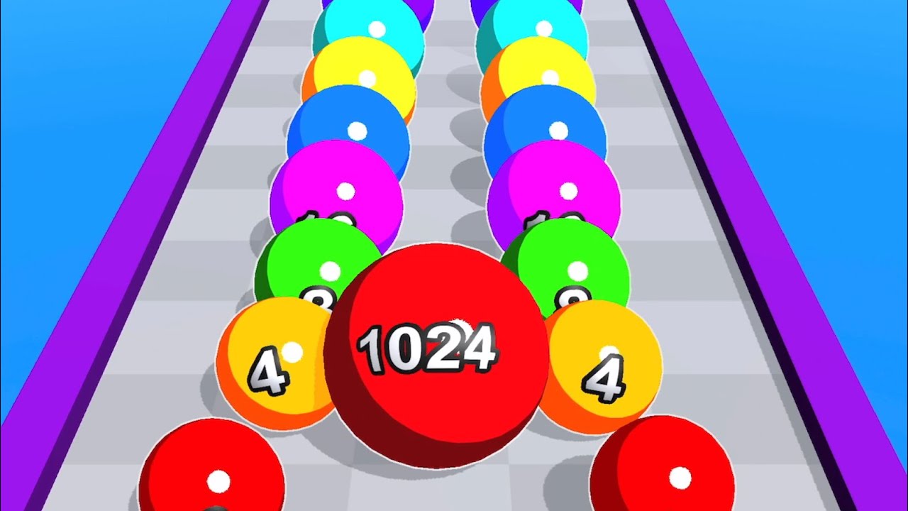 2048 Colors Ball Run 💸🎱 ️MAX LEVELS!! All Levels Gameplay Walkthrough ...