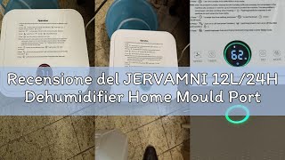 Recensione del JERVAMNI 12L/24H Dehumidifier Home Mould Portable Dehumidifier for Drying Linen, Quie