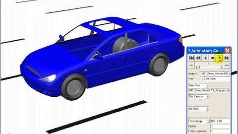 MSC Adams auto: Reviewing Simulation