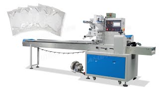 Automatic Face Masкs Pillow Bag Flow Packing Machine