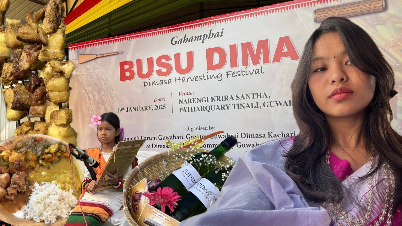 Bushu Dima Celebration in Guwahati | Dimasa Culture |2025