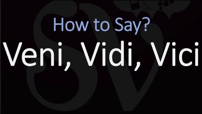 VENI, VIDI, VICI ⚔️ the famous quote by Julius Caesar everyone  mispronounces #LatinSentences #shorts 
