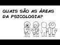 QUAIS SÃO AS ÁREAS DA PSICOLOGIA?