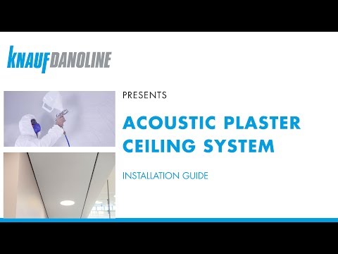 Monolithic Ceilings With Acoustic Plaster Ceiling System By Knauf