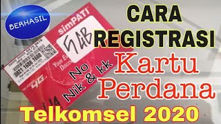 Cara registrasi kartu tanpa nik kk kita