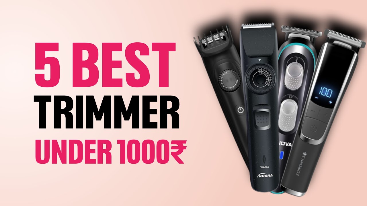 Top 5 Best Trimmer For Men Under 1000 in India [2022] | BEST TRIMMER