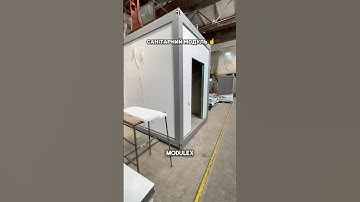 Modular Sanitary Module in Dnipro. #modularconstruction #modulex