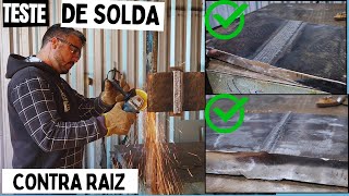 WELDING TEST/HOW TO DO IT AGAINST ROOT AND FINISH JUST HAND IT IN TO THE INSPECTOR!✅
