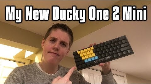 My New Keyboard! - Ducky One 2 Mini w/ Tai-Hao Rubber Keycaps