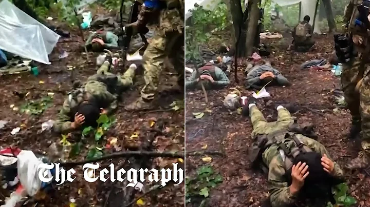 Moment Russian troops surrender to Ukrainian soldiers in Izyum - DayDayNews
