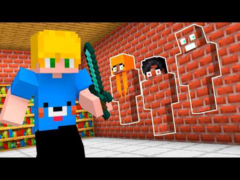 FIZ o DESAFIO do MECCHA CAMALEÃO com meus amigos no minecraft
