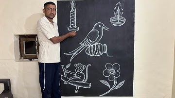 How to draw a monkey bird and lamp step by step ||😲👌 #drawingtutorial #art #artist #artvideo 