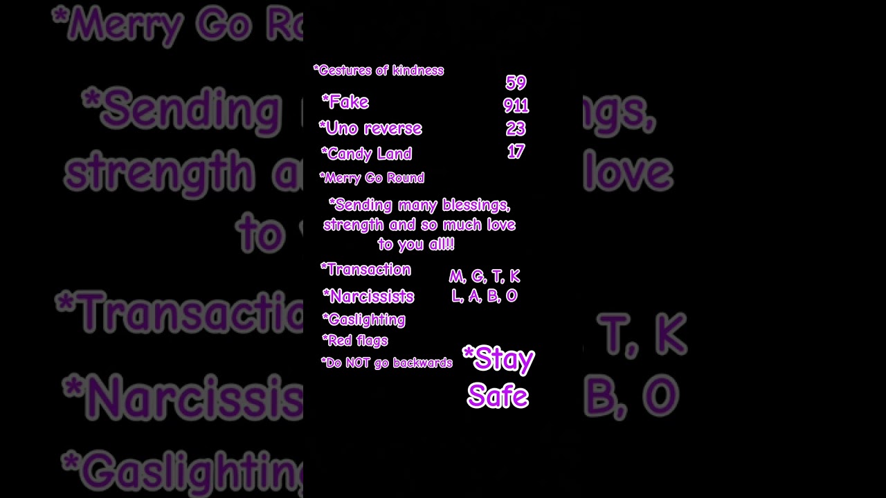 Do NOT accept FAKE kind gestures! It’s a trap! 