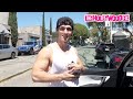 Bryce Hall Is Literally In The Best Mood Ever & Shows Love To Fans At DogPound Gym 3.31.21