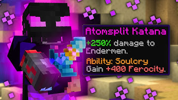 Crafting the NEW $250M Slayer Sword (Hypixel SkyBlock)