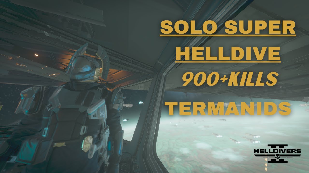 HELLDIVERS 2 | Solo Super Helldive | INTENSE SOLO RUN - YouTube