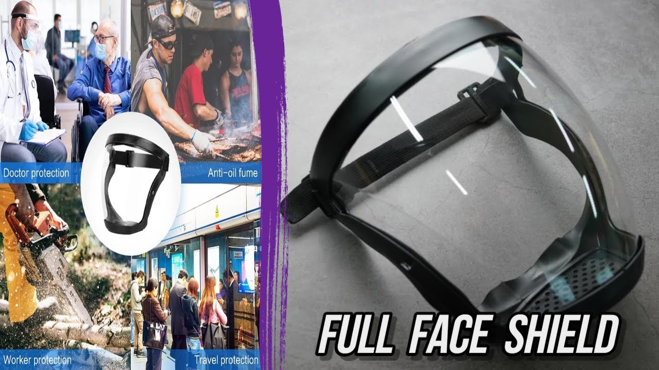 [안면 보호 장비] 풀 페이스 쉴드 (Full Face Shield) YouTube