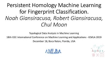Persistent Homology Machine Learning for Fingerprint Classification