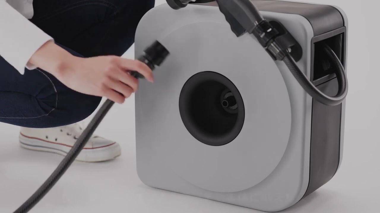 ホースリース 20m タカギ BOXY NEXT 20m RC1220 おしゃれ - YouTube