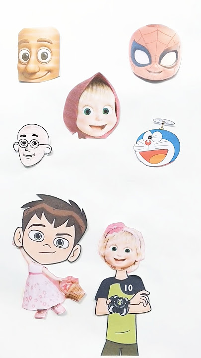 Pretty Masha 😘 Ben 10 🤣 #masha #doraemon #brazil #usa