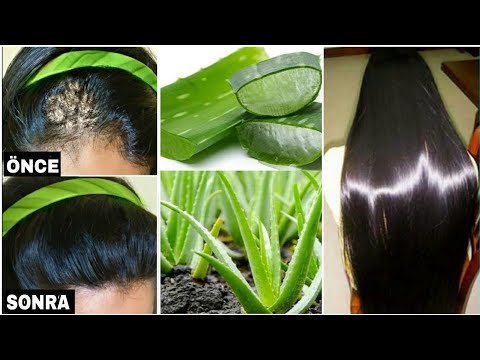 Very Effective Hair Care After Shampoo - Aloe Vera Hair Mask Against Hair Loss, Hair Extension