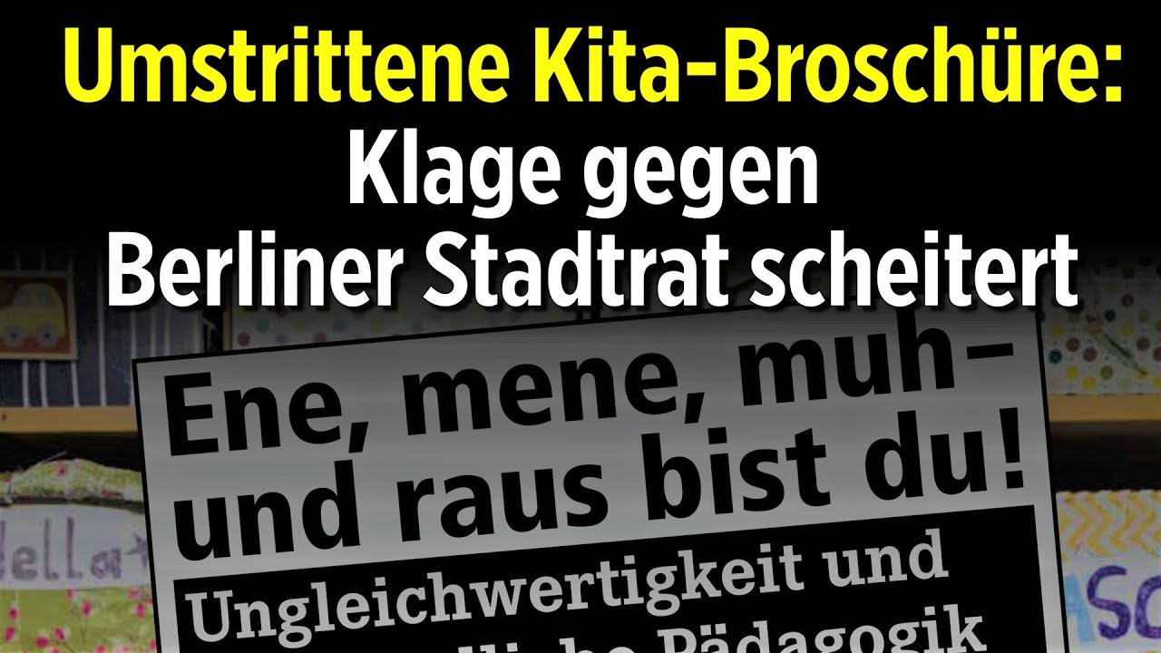 Umstrittene Kita-Broschüre: Amadeu Antonio Stiftung scheitert mit Klage gegen Berliner Stadtrat cdu univalle