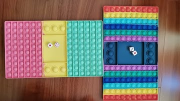 Big Pop It Board Game Fidget Toy Unboxing & Review