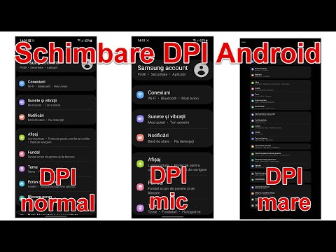 MĂRIRE SAU MICȘORARE TOT PE ANDROID din DPI