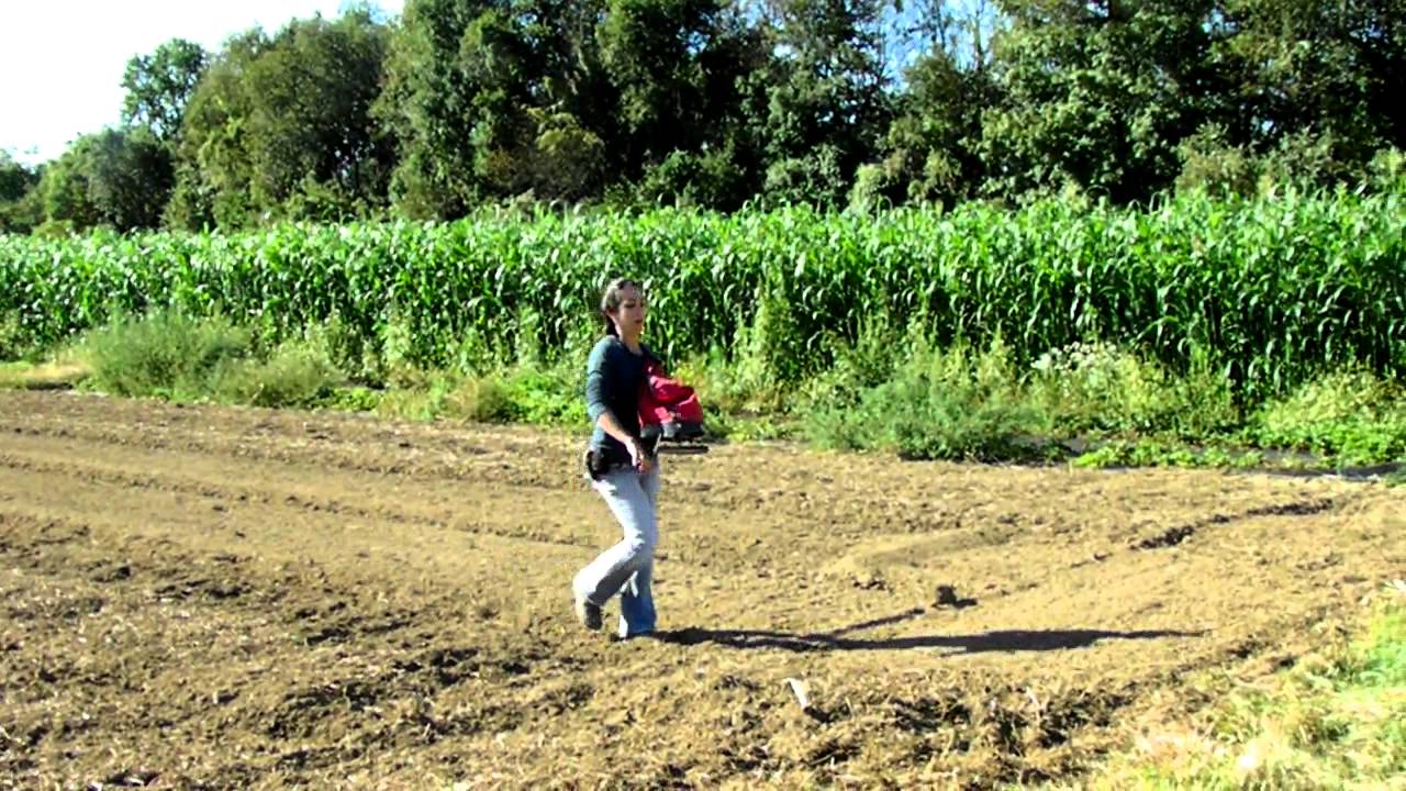 Spreading Cover Crop Seed with the Belly Grinder - YouTube