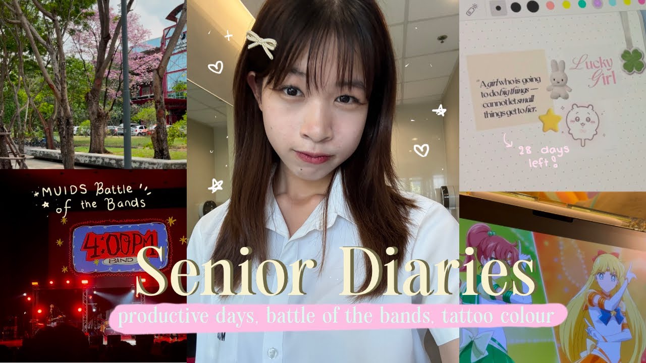 Senior Diaries ep.6 🎸⭐️ | MUIDS Battle of the Bands ft. Only Monday & Tattoo Colour, productive days