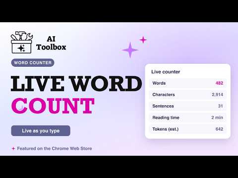 How to Add a Live Word Counter to ChatGPT (2026)